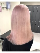 ベレーザ 渋谷(BELEZA)&nbsp;9485シルキーグレーベージュベビーピンク艶髪ハイトーンカラー