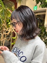 ヲタク(wotaku.)&nbsp;グレージュカラー透明感カラーくすみカラー暗髪カラーブリーチ