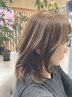【カラー後の頭皮が気になる方】カット+ノンジアミンカラー極+トリートメント