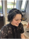 ショートヘア × お呼ばれアレンジ