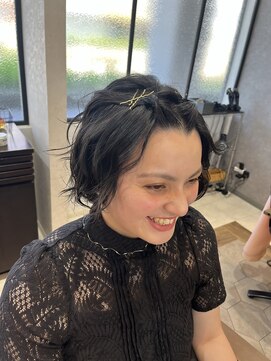 ラッシュ(rush) ショートヘア × お呼ばれアレンジ