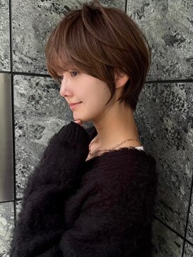 ゴカン バイ ジル ブラン 名古屋(Gokan by JIL BLAN) ハイライトバレイヤージュダブルカラーショートカット30代40代