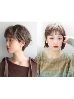 髪質・骨格・毛流れを見極めたカットであなたのなりたいを叶える♪美シルエットのショートはお任せ下さい☆
