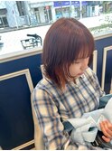 前髪/イヤリングカラー/ボブ/イメチェン/顔回りレイヤー/南越谷