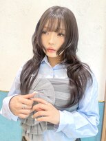 ロンド レグリーズ 立川(Lond leglise)&nbsp;くびれヘア/顔周り/韓国/レイヤーカット/黒髪/ロング/前髪/立川