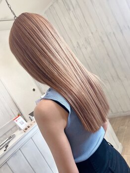 リクノス(Lychnus)の写真/【布施駅徒歩５分】トレンド感×ツヤ感◎のカラーなら《 Lychnus 》にお任せあれ◇上品なデザインをご提案*