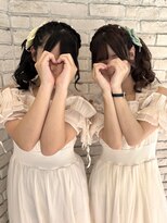 ハウス(HAUS.)&nbsp;編みカチュ×サイドポニー