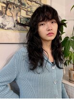 ヒュージ 三軒茶屋(huge)&nbsp;レイヤーカット/ミディアムレイヤー/顔周り/ニュアンスパーマ