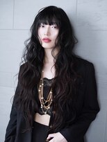 アイティーバイアルバム 下北沢店(IT by ALBUM)&nbsp;ロング前髪カット暗めカラー韓国ヘア顔周りレイヤー_F0997