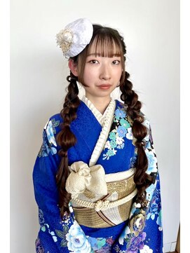 イタクラ 赤道店 (ITAKURA) ツインテール／ヘアアレンジ／玉ねぎヘア／卒業式ヘア／成人式