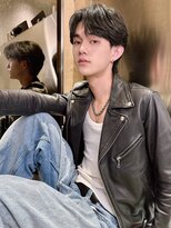 グロー オオミヤ アネックス 大宮(GLROW OMIYA ANNEX) ◆ センターパート大宮メンズ縮毛矯正ダウンパーマ