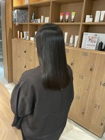 アース 三田南ウッディタウン店(HAIR&MAKE EARTH)&nbsp;髪質改善韓国風ストレートヘア