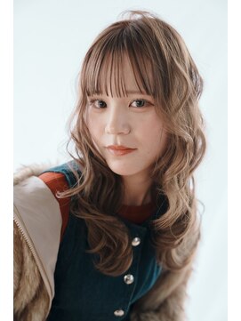 ヘアカロン 熊本下通店(Hair CALON) 【雑誌掲載】透明感カラー/マロンブラウン/ブラウンベージュ