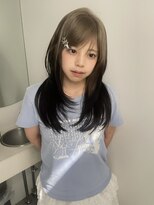 キオク(KIOX)&nbsp;オリーブベージュ/レイヤーカット/ハイトーン/ワンカラー/名古屋