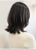 Say.ローズブラウンダークレッドコーラルオレンジロングレイヤー