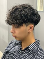 エルマーク 京都駅前(L-MARK)&nbsp;波巻きスパイラル/men's/ツイストスパイラル/メンズパーマ/学割