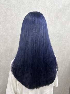 アン ブリーチ 大宮駅東口店(UN BLEACH) ブリーチ1回~ネイビーブルーカラー♪