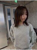 伸ばし中に最適！透け感レイヤースタイル