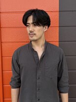 ボブ 小松(BOB) 10代20代メンズセンターパートニュアンスパーマ