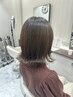 《透明感のある髪色へ》カラー＋カット