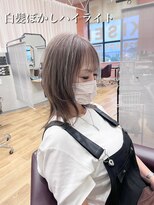 キセイ イオンモール新利府北館店(KISEI) 白髪を活かしてハイライト!白髪ぼかしカラー30代40代50代