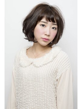 キープへアデザイン(keep hair design) 【keep hair design】やわらかフェアリーボブ