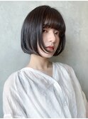 グランジボブ_耳かけウェーブパーマフォギーベージュ_37462