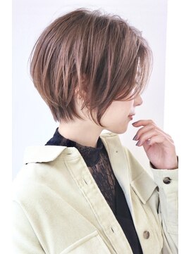 ミチオ ノザワ ヘアサロン ギンザ(Michio Nozawa HAIR SALON Ginza) 似合わせカット×耳かけくびれショート【瀧上丈司】