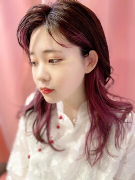 メイカ(MEIKA) ミディアム インナーカラー