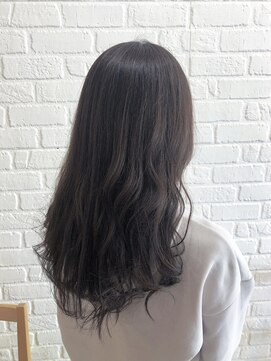 デイジー インデックスヘア 大島店(DAISY index hair) ロングヘア/ミルクティーベージュ/ブリーチなし/ハイライト