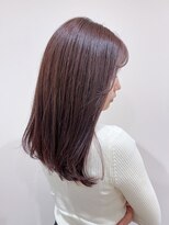 ロロン(LORONG)&nbsp;セミロング　ピンクブラウン