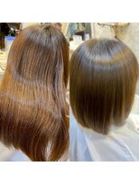 ヘアーエポック(hair epoque) 20代30代髪質改善シンデレラTR/小顔艶さらカーキアッシュ
