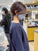 アヴァロン(AVALON) 絶壁解消/ひし形/前下がり/大人ショートボブ/30代/40代★猪狩★