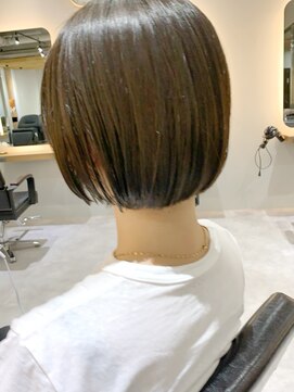 サロンドミルク 新百合ヶ丘店(salon de MiLK) 《お客様スタイル 五月女》丸みにこだわりボブヘア