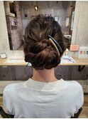 シニヨンアレンジ☆