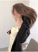 シアベージュミディアム_ダークアッシュチェリーブラウン