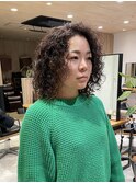 外人さんみたいなハードパーマ