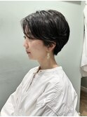 ニュアンスパーマショート【dimanche自由が丘】