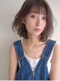 【WHOLE】ラベンダーアッシュ×エアリーボブ
