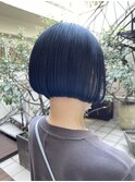 【堀口】ミニボブ×ダークネイビー