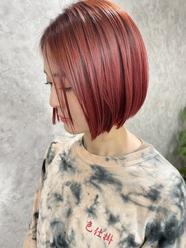 コーパル(copal) 顎ラインボブ・赤髪で個性的に!