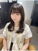 顔周りレイヤー×酸性縮毛矯正