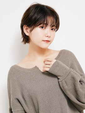 オンク 新宿(onk) 黒髪/グレーベージュ/レイヤーロング/前髪パーマ[新宿駅]