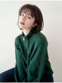 ◎ぱつっとボブ♪大人かわいい小顔カットシースルー前髪《池袋》