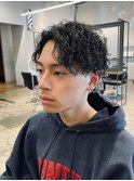 大人の波巻きスパイラル【メンズカット/波巻きスパイラル】