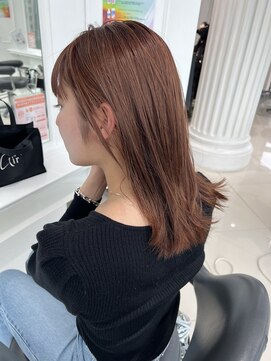 エアー 青山(AIR) ピンクブラウン/ピンクベージュ/春カラー/暖色カラー