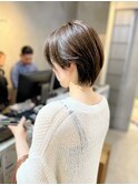 えり足剃らないハンサムショート