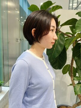 ガリカ 大名(Gallica) 【森千晶】乾かすだけでまとまる丸みのあるくびれショート