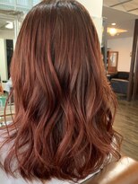 グリー ヘアープロデュース(Gree hair produce)&nbsp;【Gree吉野】ピンクアプリコットカラー　ブリーチ無し