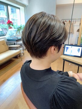 ノル(Knoll) ショートボブ/イメチェン/フルバング/似合わせカット銀座/日比谷